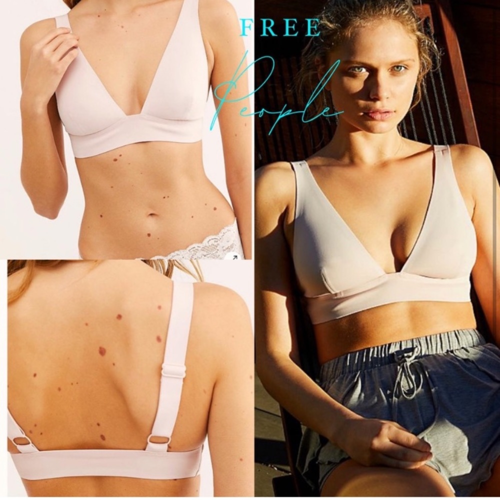 NWT Free People Soft Scuba ERIN Neo Plunge Bralette